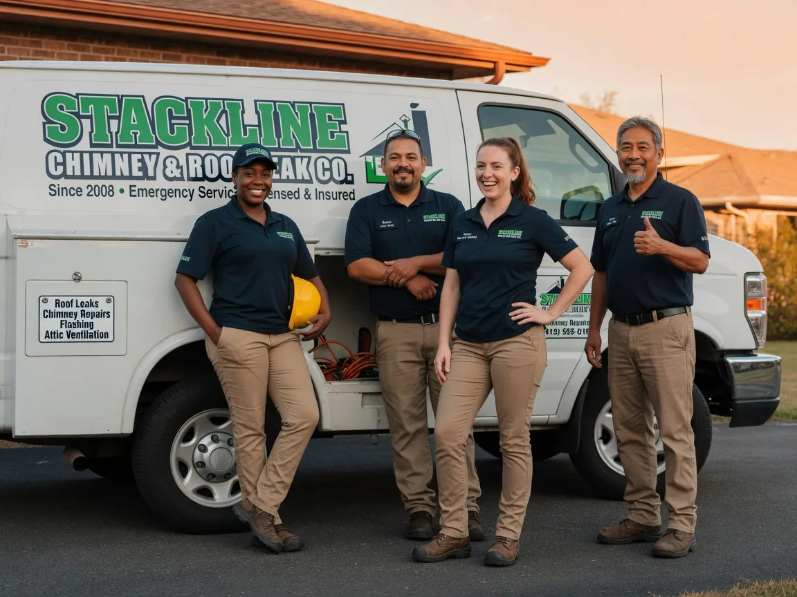 Chimney flashing repair company in Seven Springs, NC